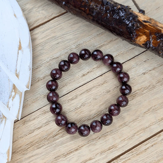 Handmade Natural Stone/Crystal/Wood Bracelets (≤8mm)