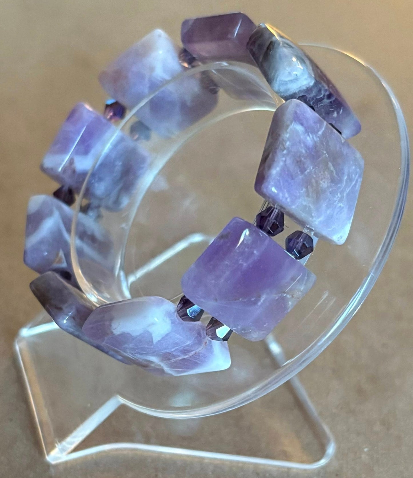 Handmade Natural Stone/Crystal/Wood Bracelets (≤8mm)