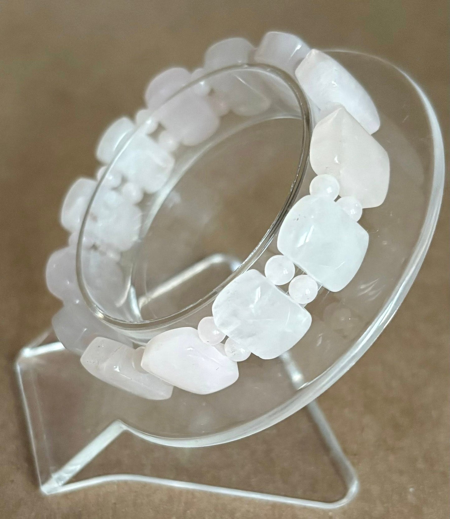 Handmade Natural Stone/Crystal/Wood Bracelets (≤8mm)