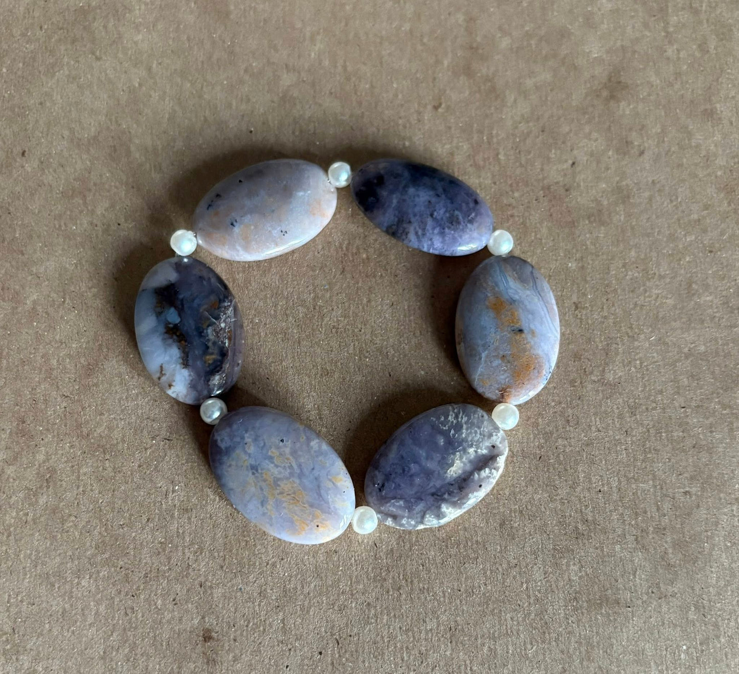 Handmade Natural Stone/Crystal/Wood Bracelets (≤8mm)