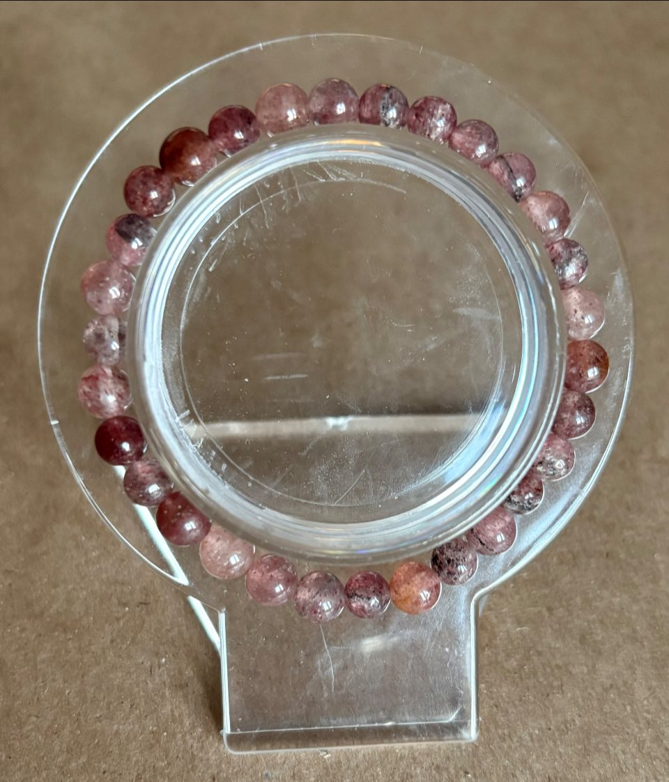 Handmade Natural Stone/Crystal/Wood Bracelets (≤8mm)