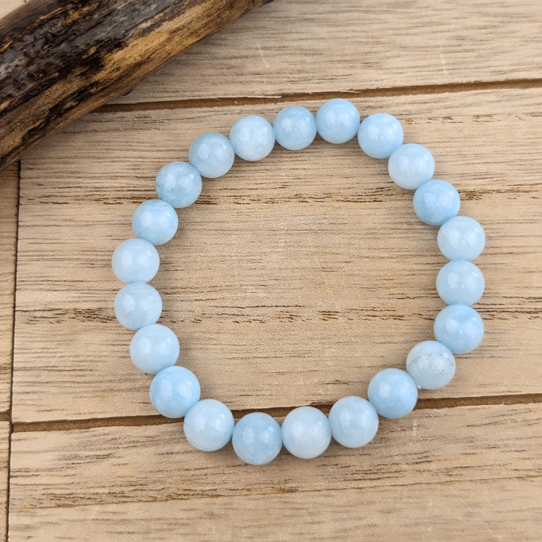 Handmade Natural Stone/Crystal/Wood Bracelets (≤8mm)